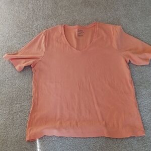 Chico's "The Ultimate Tee" Women's Peach Top